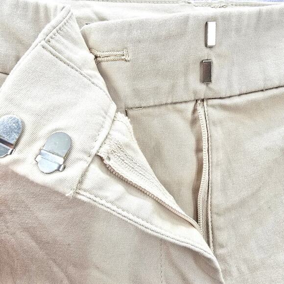 Talbots Tan Cotton Button Summer Nautical Preppy Shorts Bottoms Pants Plus 20W - Picture 5 of 6